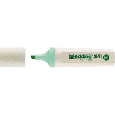 Textmarker edding 24 Ecoline pastellgrün 2-5mm, Keilspitze
