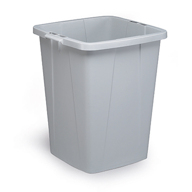 Abfallbehälter DURABLE Durabin 90 Liter grau