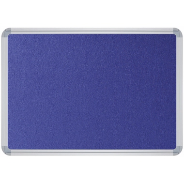 Stellwandtafel Ultradex 7435 200x120cm Blau, Beidseitig Filz, Pinnbar