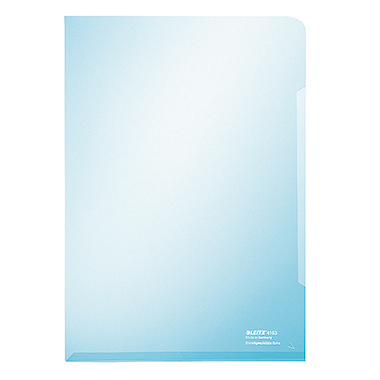 Sichthülle Leitz 4153 A4 0,15mm blau PVC-Hartfolie, dokumentenecht