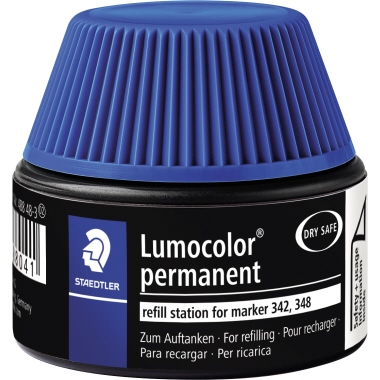 Tankstelle Staedtler Lumocolor duo blau 488 15ml