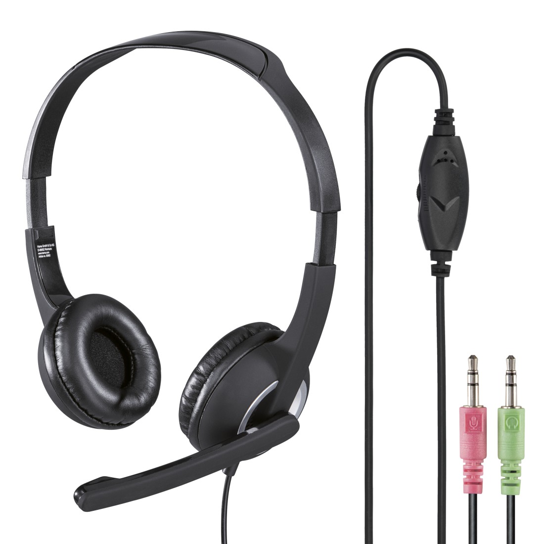Headset Hama HS-P150 Stereo Schwarz
