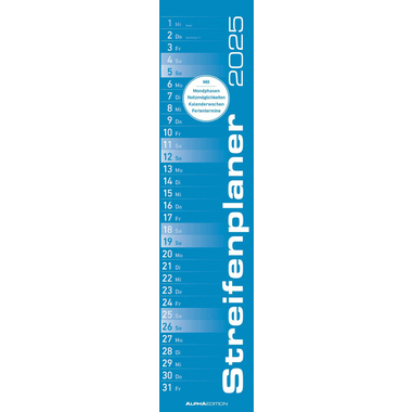 Streifenkalender Zettler 942-0015 1M/1S 