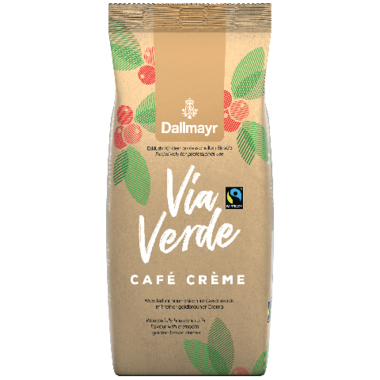 Kaffee Dallmayr Via Verde Cafe Creme 495000001 Bohne 1kg