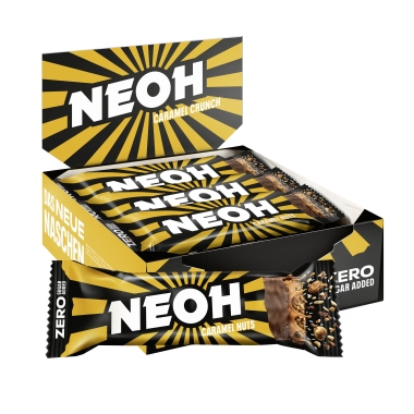 Riegel NEOH Caramel Nut Crunchbar 12er Pack, zero sugar added