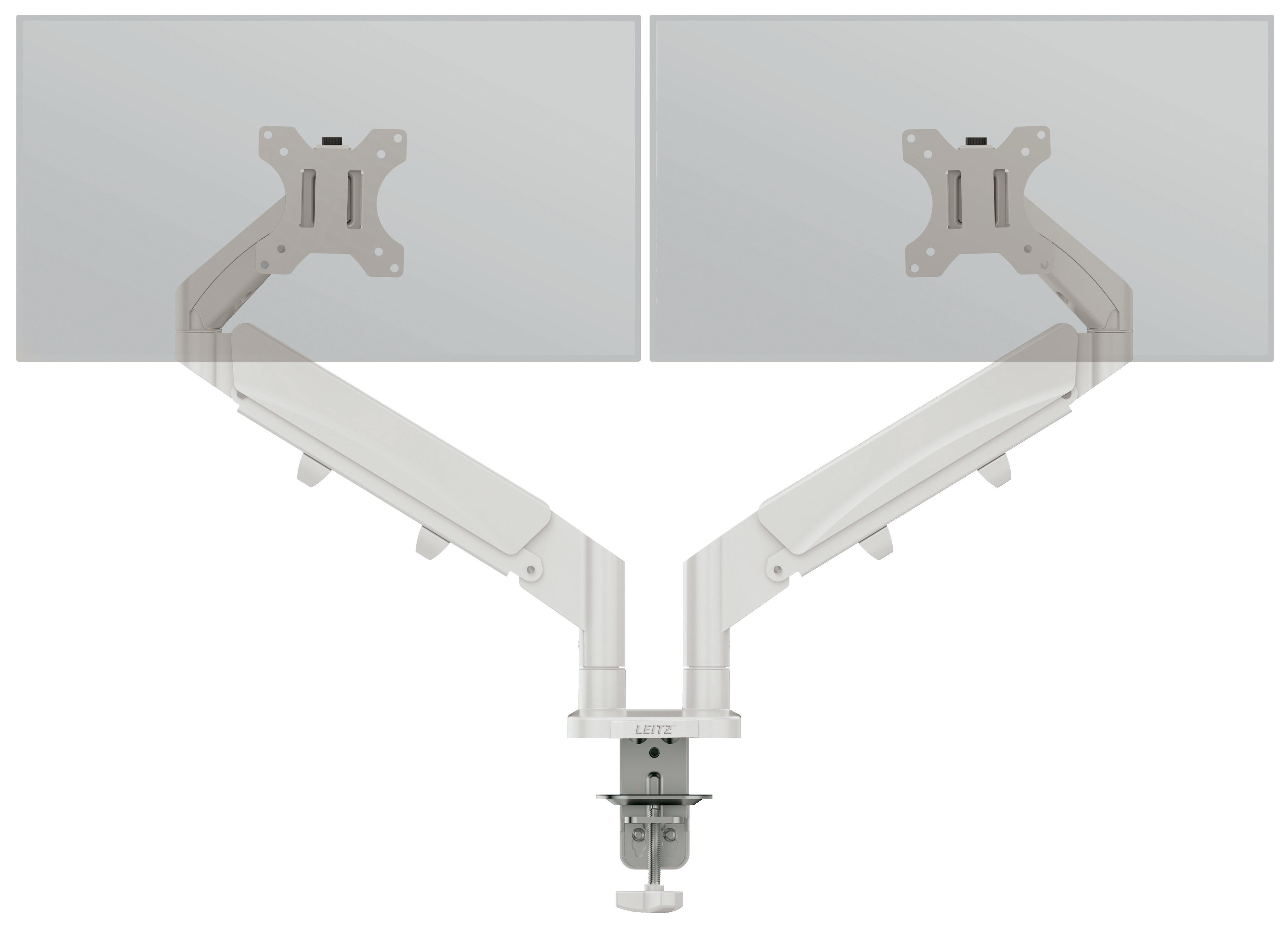 Monitorarm Leitz Dual 65370085 hellgrau 