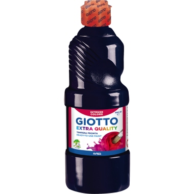 Deckfarbe Giotto Tempera 500ml schwarz Flasche geeignet für Kinder ab 3 Jahren