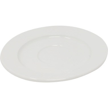 Kaffee- / Cappuccino-Untertasse weiß rund, Ø 15,8cm f. 5082481 + 5082487