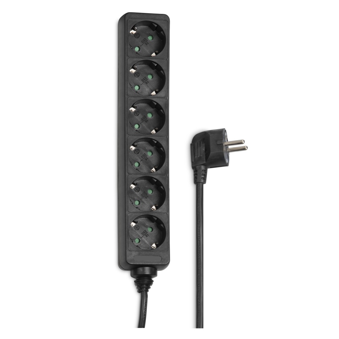 Steckdosenleiste Hama 47759 6-fach schwarz 1,4m