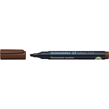 Permanentmarker Schneider Maxx 133 braun 1-5 Mm, Keilspitze