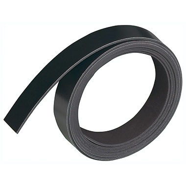 Magnetband Franken M802 10mm x 1m schw. Zum Selbstzuschnitt, Beschriftbar