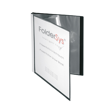 Präsentations-Sichtbuch Foldersys A4 10 Hüllen Mit Vollflächige Klarsichttasc
