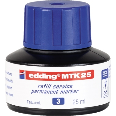 Nachfülltusche Edding MTK25 25ml blau 