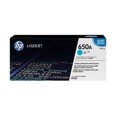 Toner HP 650A CE271A cyan 