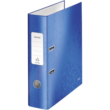 Ordner Leitz WOW 1005 A4 80mm blau metallic