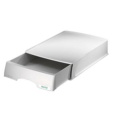 Briefkorb-Schublade Leitz 5210 grau mit Schublade