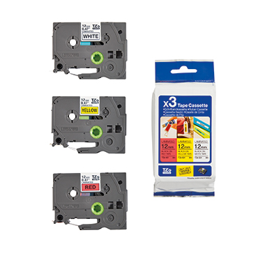 Schriftband Brother TZe-31M3 3-er Set 