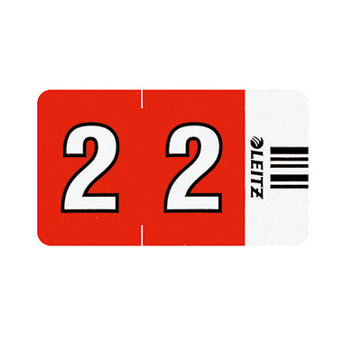 Ziffernsignale Leitz 6602/1 2 rot 