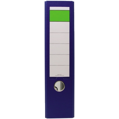 Ordner A4 80mm Plastik blau 