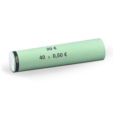 Münzhülsen 40x0,50 EUR 