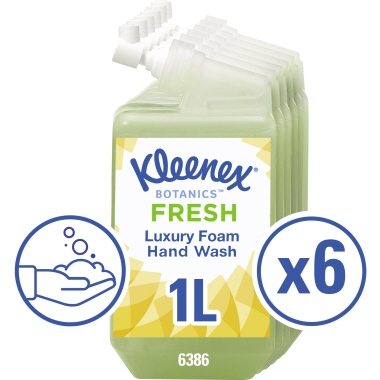 Schaumseife Kleenex Fresh Luxury grün 1l 