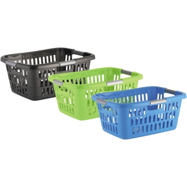 Wäschekorb 61x24x41cm sort 