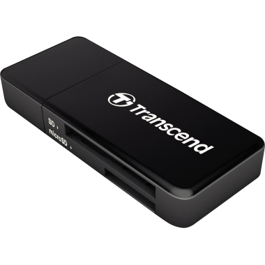KARTENLESER TRANSCEND USB-A 3.0 Sd/microsd Schwarz