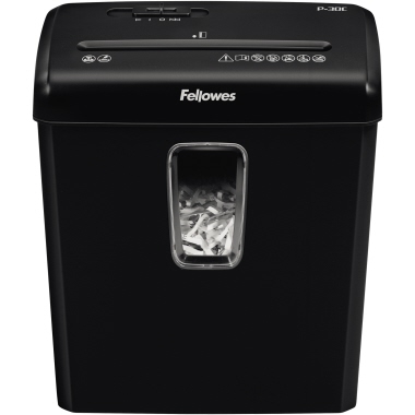 Aktenver. Fellowes 6008101 P4 4x34mm 19l P-30c schwarz