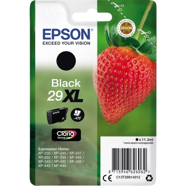 Tintenpa. EPSON 29XL black C13t29914012
