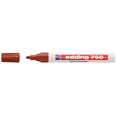 Lackmarker edding 750 Glanzlack braun 2-4mm