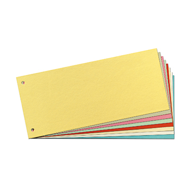Trennstreifen 10,5x23cm 190g weiß 100 St./Pack.