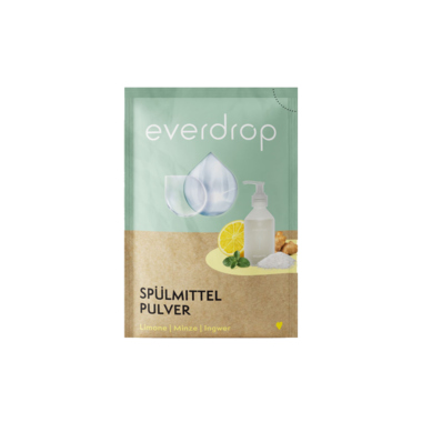 Spülmittelpulver everdrop G04-030 30g Limone/Minze/Ingwer Pulver
