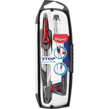 Zirkelkasten Maped Stop System 3tlg. 