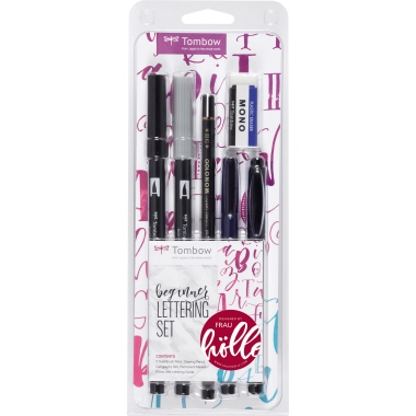 Schreibset Tombow Beginner 6er Etui Abt Brush Pen, Mono 100 + twin + Xs