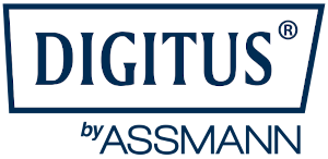 Klettband Digitus 20mm x 10m schwarz