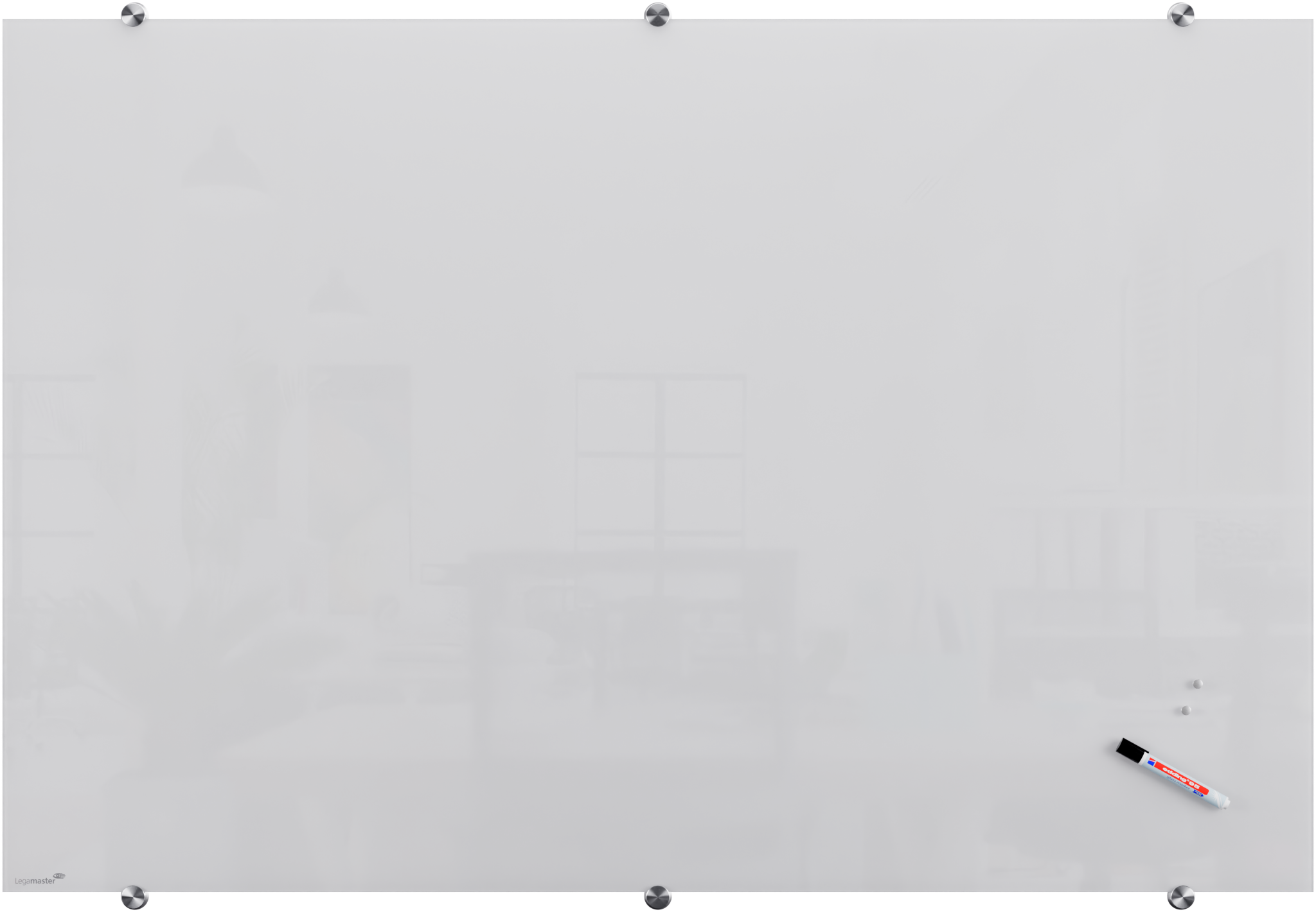 Glasboard Legamaster 1045 100x150cm weiß