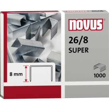 Heftklammer Novus 040-0199 26/8 Inhalt: 1000 Stück