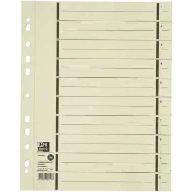 Trennblatt Oxford 400004672 A4 chamois 