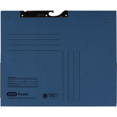 Pendelhefter Elba 100570023 A4 blau Kaufmännische Heftung