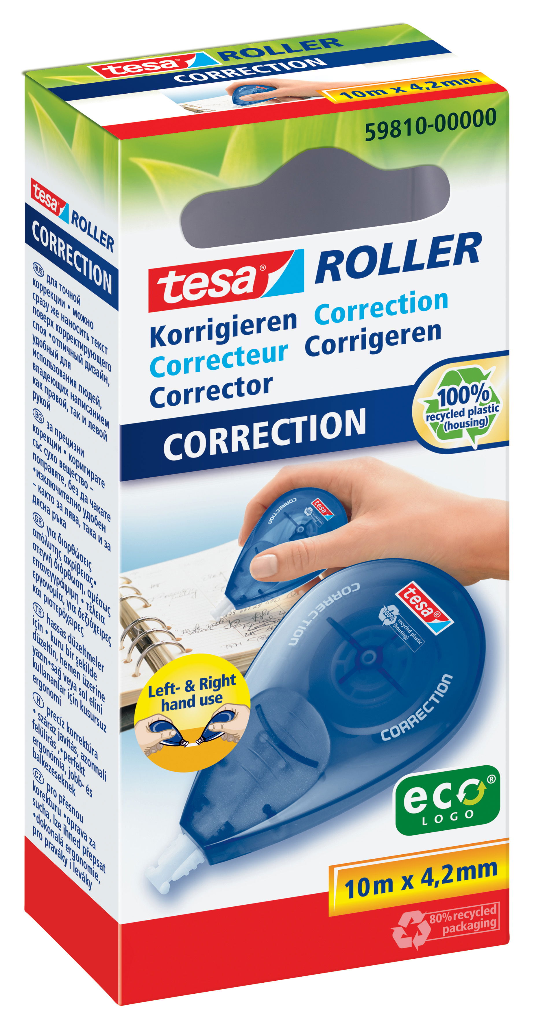 Korrekturroller Tesa 59810 4,2mm Sideway Einweg