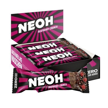 Riegel NEOH Raspberry Crunchbar 12er Pack, zero sugar added