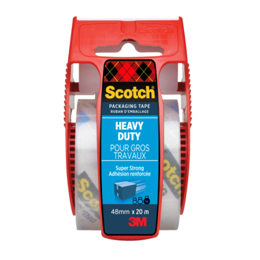 Packband Scotch E5020D 50mmx20m transp. Inkl. Abroller, Dicke Der Folie: 50