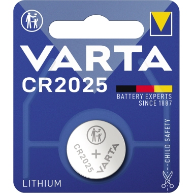 Knopfzelle Varta CR2025 Lithium 