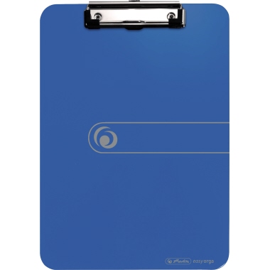 Klemmbrett Herlitz 11226396 A4 blau Opak Klemm-mechanik