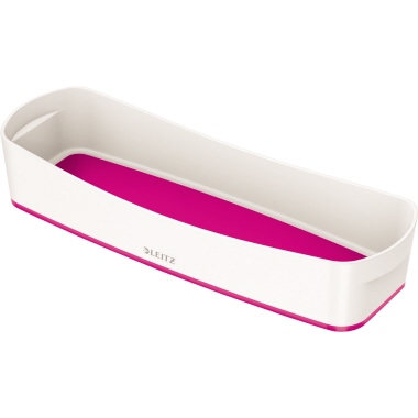 Aufbewahrungsschale Leitz 5258 ws/pk MyBox, weiß/pink, 307x55x105mm