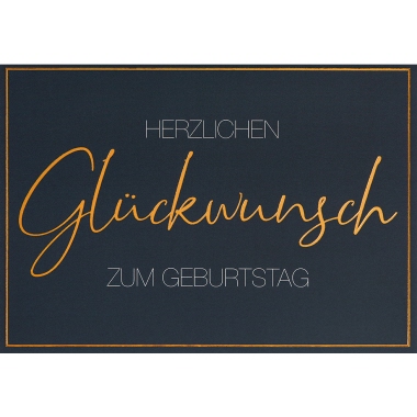 Geburstagskarte Perleberg 751-0207 116x166mm(BxH) 240g inkl. Umschlag