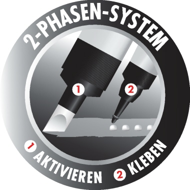 Klebstoff Sekundenkleber Uhu Plastik 2g plus Aktivator 3ml