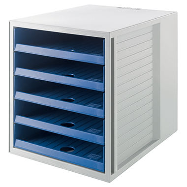 Schubladenbox Han Karma 14018 blau 5 Schubladen Öko-programm