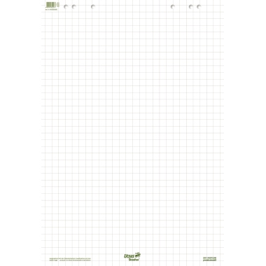 Flipchartblock Ursus Green 608580020 Recycling 20Bl. kariert, gerollt