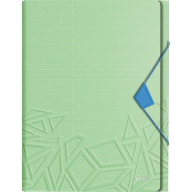 Ordnungsmappe Leitz 3997 A4 5F PP hgrün 